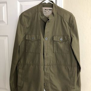 All-Son Military Jacket - Sz Large - Olive